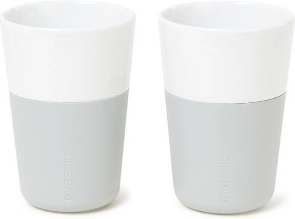 Eva Solo Caff&#xE9, Latte beker 2 pack marble grey(marmergrijs ) online kopen