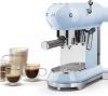 Smeg 50's Style espressomachine ECF01PBEU pastelblauw online kopen