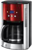 Russell Hobbs 23240 56 Luna Solar Red Filterkoffiezetapparaat met glazen kan Rood online kopen