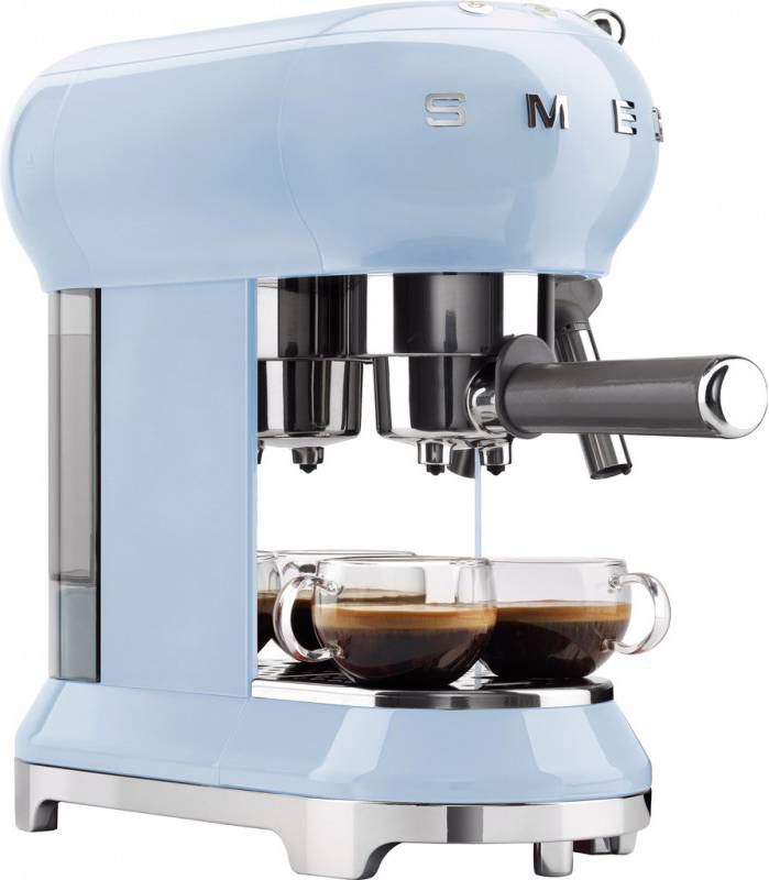 Smeg 50's Style espressomachine ECF01PBEU pastelblauw online kopen