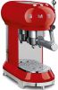 Smeg 50's Style espressomachine ECF01RDEU rood online kopen