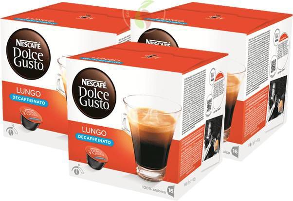 Nescafé Dolce Gusto koffiecapsules, Lungo Decaffeinato, pak van 16 stuks online kopen