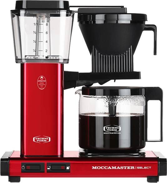 Moccamaster 53990 KBG Select, Red Metallic koffie apparaat Red Metallic online kopen