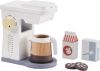 Kid's concept Houten Koffieapparaat 18 Cm 6-delig Wit online kopen