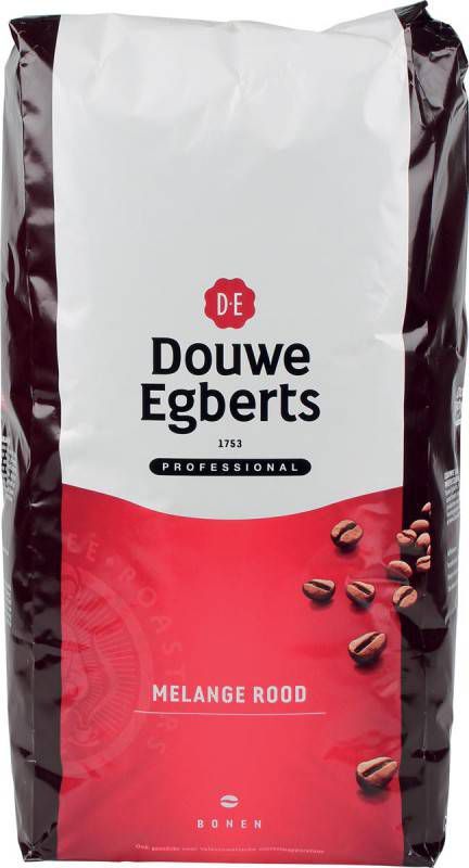 Merkloos Douwe Egberts Koffiebonen Rood, Pak Van 3 Kg online kopen