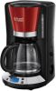 Russell Hobbs Koffiezetapparaat Colours Plus 1100 W 1, 25 L vlamrood online kopen